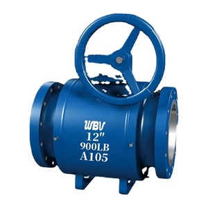 หน้าแปลนแบบฟูลบอร์  บอลวาล์วแบบเชื่อมเต็มตัว  ป้องกันการกัดกร่อนด้วยสี  Q347HF-300LB-1500LB DN300-DN600 - Product Image 1
