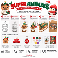 Porte-clés de Noël 3D en PVC mignon, porte-clés en caoutchouc personnalisé pour porte-clés promotionnels et fêtes