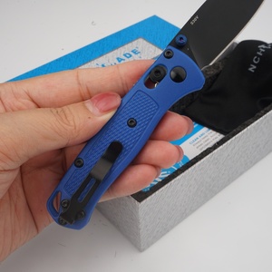 Navaja de bolsillo de emergencia con diseño de punta caída, mango de fibra de nailon, apertura con pomo de pulgar, personalización profesional. - Product Image 2