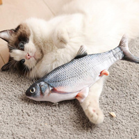Chat Poisson Jouet Réaliste Floppy Poissons Chaton Cataire Peluche Simulation Jouets Interactifs Animaux À Mâcher Morsure Jouet pour Chats Chatons Kitty