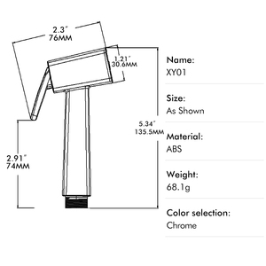 Rainshower New Design ABS <strong>Handheld</strong> Toilet Shattaf <strong>Bidet</strong> Shower <strong>Sprayer</strong> - Product Image 5