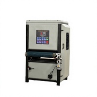 Machine de polissage à plat automatique à économie d'énergie contrôlée par PLC Hongfan pour tôles d'aluminium et d'acier inoxydable, vente en gros d'usine