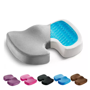Gel Memory Foam Seat U-hiệu Ứng Làm Mát Mụn Chỉnh Hình Xương Cụt Đau Thần Kinh Tọa Ghế Đệm - Product Image 1
