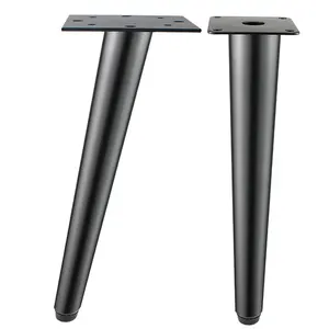 Pernas de cadeira de mesa de metal, 28 polegadas, decorativa, barata, para jantar, redonda, pernas para mesa de café SL-03C