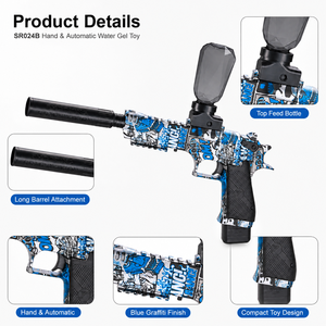 M1911 Pistolet à gel compact automatique, mini jouet d'extérieur, commande d'échantillon pour les acheteurs en gros aux États-Unis et en Europe - Product Image 2