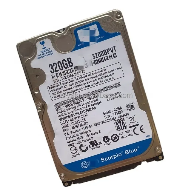 320gb 2.5inch hard disk drives hdd with best service and low price