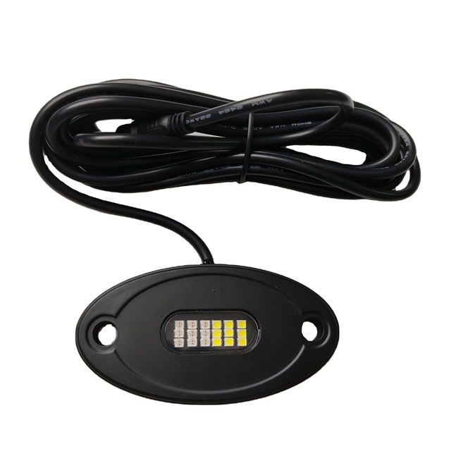 18/24LED High Quality High Lumen Newest 12V Car White Amber Emergency Lamp Atv Led Light with Strobe Black Box