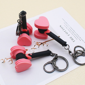 <span class=keywords><strong>Porte</strong></span>-<span class=keywords><strong>clés</strong></span> <span class=keywords><strong>Blackpink</strong></span> Light Stick, bâton de soutien pour fans, pendentif BP pour concert de groupe féminin, breloque marteau en forme de cœur - Product Image 4
