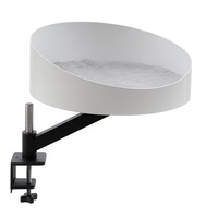 Meubles pour animaux de compagnie en gros : Lit-caverne pour chat réglable et rotatif en acier inoxydable, design moderne, pour bureau et fenêtre