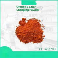 D&C Orange N° Poudre cosmétique changeante de couleur à 5 températures, importée du Japon, CI45370:1, orange japonaise changeante de couleur n°1 201