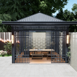 Pergola Bioclimatica di Lusso Moderna in Alluminio con Doppio Vetro Temperato Low-E, Autoportante, per Giardino, Terrazzo, Camera da Letto, Parco - Offerta Speciale - Product Image 1