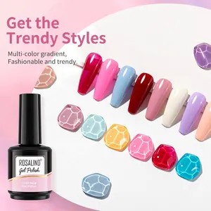 Rosalind personnalisé très bon 15ml bouteilles de gel pour les ongles marque privée 133 couleur pure vernis à ongles esmaltes semipermanentes uv gel vernis à ongles