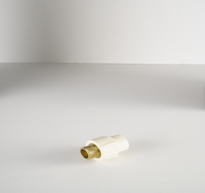 Adaptateur mâle fileté en laiton 1 1/2 pouces 40MM raccord de tuyau de plomberie à tête ronde Surface polie pour les systèmes de drainage d'approvisionnement en eau - Product Image 1