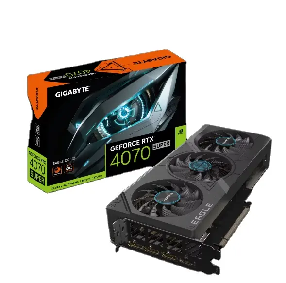 New Arrival GIGABYTE RTX4070 SUPER EAGLE OC 12G Graphics Card For Gaming pc