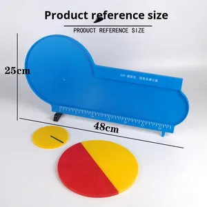 Buona qualità Area circolare Pi calcolo Formula derivazione modello di derivazione scuola elementare geometria strumento cartone - Product Image 2