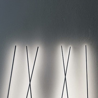 Lampadaire de style moderne éclairage Club décoration intérieure lampe de nuit d'angle à LED sur pied pour chambre à coucher