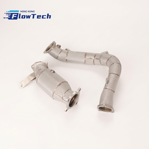 ท่อไอเสียสเตนเลส 304 แบบไหลอิสระ + ท่อหน้า GPF เหมาะสำหรับรถยนต์ Audi A4/A6/A7/Q5 2.0T B9.5 รุ่นปี 2022+ - Product Image 2