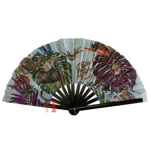 Kung Fu <span class=keywords><strong>taichi</strong></span> material de bambú plegable ventilador de mano personalizado - Product Image 1