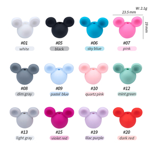 Popular Design DIY Bracelet Jewelry Teeth Necklace Accessories Panda Focal Bead Silicone for DIY <b>Pens</b> Bracelets Necklaces Crafts - Product Image 6