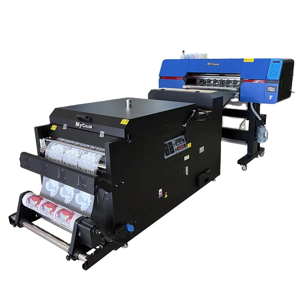 कारखाने प्रत्यक्ष आपूर्ति उच्च गुणवत्ता 60 सेमी dtf प्रिंटर मशीन सफेद स्याही परिसंचरण और उत्तेजक प्रणाली के साथ