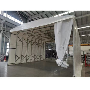 Tente coulissante portable et durable avec protection contre la pluie et le soleil, abri instantané pour matériaux de construction et outils - Product Image 6