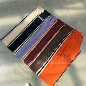 Pantalones Deportivos Personalizados de Nylon, Estilo Jogger, Color Negro, Cortavientos, Corte Recto y Holgado para Hombre - Product Image 5