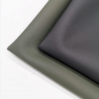Tissu en cuir synthétique écologique sans PFAS, couleur personnalisée, imperméable, tricoté, en PU, simili cuir, pour vêtements et robes