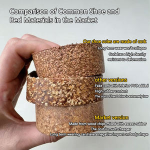 Sandales <span class=keywords><strong>Birkenstock</strong></span> en cuir de vachette de haute qualité, dessus en daim, semelle intermédiaire en <span class=keywords><strong>EVA</strong></span>, semelle en liège, bout fermé, mules confortables et souples, sabots de printemps - Product Image 6