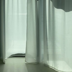 Voilages en tulle texturé lin fin personnalisables, plissés floraux de haute qualité, pour chambre, hôtel, bureau, avec fonction d'ombrage en format corde - Product Image 2