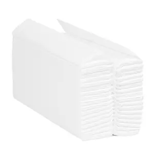 Paper towel in white color hand towel dispenser interleaved paper towel