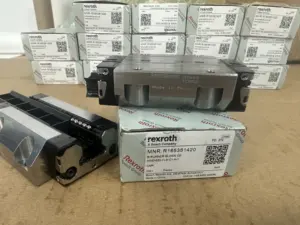 Blok pelari bola rel panduan Linear Rexroth asli Jerman Block