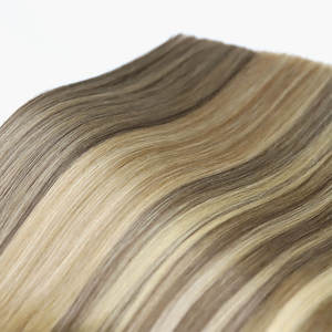 二重描画蝶横糸ストレートヘアエクステンションシームレス天才横糸ヨーロッパ処女蝶横糸人間ヘアエクステンション - Product Image 2