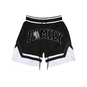 Bsci vente en gros vêtements de sport personnalisé logo impression haute qualité en gros 2025 qualité supérieure hommes basket-ball Shorts - Product Image 1