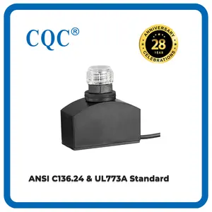 Sensor Senja Ke Fajar Standar UL773A untuk Pencahayaan Eksterior LC-106D Sensor Senja Fotokontrol Mini Tipe Elektronik