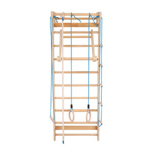 Schwedische Leiter Wand Stall <span class=keywords><strong>Bars</strong></span> für Kinder und Erwachsene Holz Stall Bar Schwedische Wand leiter Home <span class=keywords><strong>Gym</strong></span> Indoor Kids <span class=keywords><strong>Gym</strong></span> Wand leiter - Product Image 3