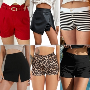 Shorts Casuales de Verano Usados al por Mayor para <span class=keywords><strong>Mujer</strong></span>, Holgados, Transpirables, a la Moda, Sexys, Color Personalizado, Se Acepta Logotipo del Cliente, Mezcla de Materiales - Product Image 4