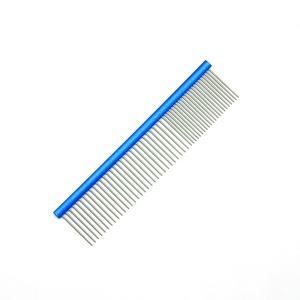 Precio de fábrica Baoli, peine de Aseo <span class=keywords><strong>para</strong></span> Caniches, peine de acero inoxidable <span class=keywords><strong>para</strong></span> peluquería de tamaño mediano, peine <span class=keywords><strong>para</strong></span> mascotas <span class=keywords><strong>para</strong></span> <span class=keywords><strong>perros</strong></span> y gatos de pelo esponjoso - Product Image 1