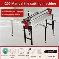 Machine de découpe de carreaux électrique en céramique automatique de 1200 mm, 2300 W, en gros, machine de découpe de marbre, de granit, de pierre à eau