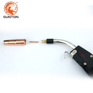 ST Good 400A <span class=keywords><strong>MIG</strong></span> Soplete de soldadura <span class=keywords><strong>Tweco</strong></span> <span class=keywords><strong>Pistola</strong></span> refrigerada por aire con 10 pies de longitud Euro Soplete de soldadura - Product Image 3