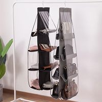 Organisateur de sacs à main suspendu pour placard, support de rangement pour sacs à main, sacs de rangement anti-poussière pour sacs à main