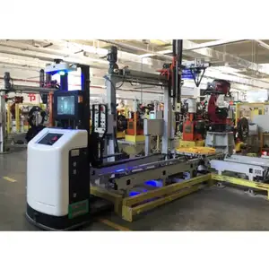 Warehouse Automatic Stacker Robot LDB2000 Model 4400lbs Electrical Stacker AGV