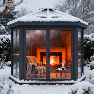DEMEA prefabbricata in alluminio veranda moderna 4 stagioni in vetro isolato casa giardino giardino all'aperto giardino giardino giardino <span class=keywords><strong>Patio</strong></span> Villa - Product Image 6