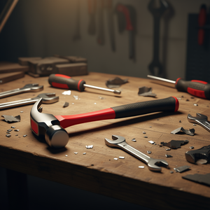 367 ค้อนขนาด 12 นิ้ว ด้ามจับสีแดง สำหรับงานที่ต้องการความแม่นยำ - Product Image 3