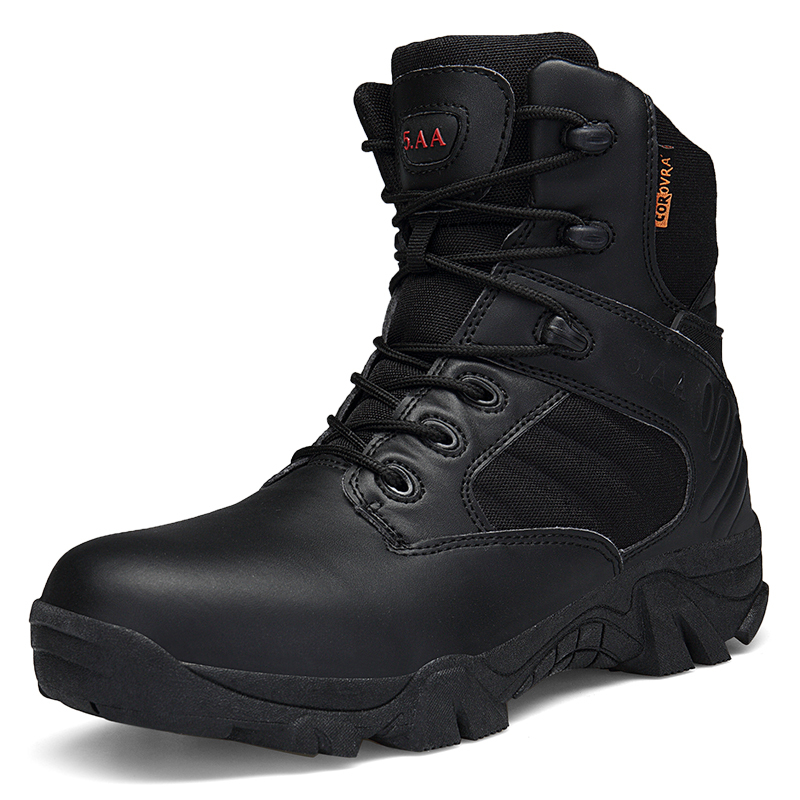 New Hot Sale Mens Boots Desert Zippers Combat Military Hunting For Men