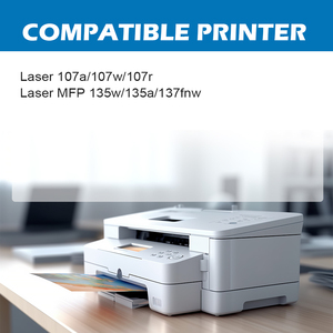 Cartouche de toner compatible ShinColor pour <span class=keywords><strong>HP</strong></span> <span class=keywords><strong>107A</strong></span> Series, couleur pleine, rendement de 5000 pages, emballage en vrac - Product Image 5