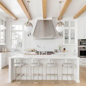 Bfp çin beyaz parlak küçük komple dolabı mutfak tasarımları Modern setleri