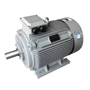 Usage industriel YE2 Y-355L-6-250KW 6 pôles moteur asynchrone à induction triphasé AC 380V 415V 50HZ pour mélangeur voiture bateau ventilateur scie