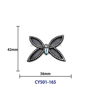 Accesorios de Parches de Mariposas 3D con Decoración de Diamantes de Imitación para Zapatos, Bolsos y Ropa - Product Image 4