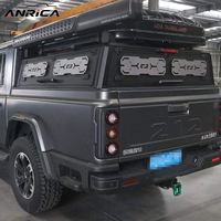Rak Atap Hardtop, Penutup Kargo Tertutup Terkunci, Pelindung Kargo, Penutup Truk, Cangkang Camper, Kanopi Truk Pikap Aluminium, Dapat Disesuaikan