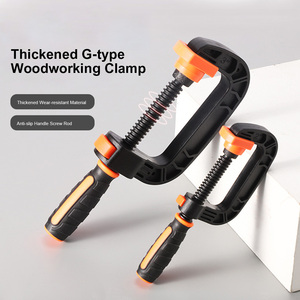 Pince en G robuste pour le travail du bois, en acier moulé, pince à déclenchement à une main, support de bois réglable - Product Image 2